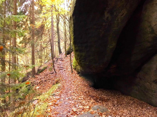 Wanderweg zum Tunnel