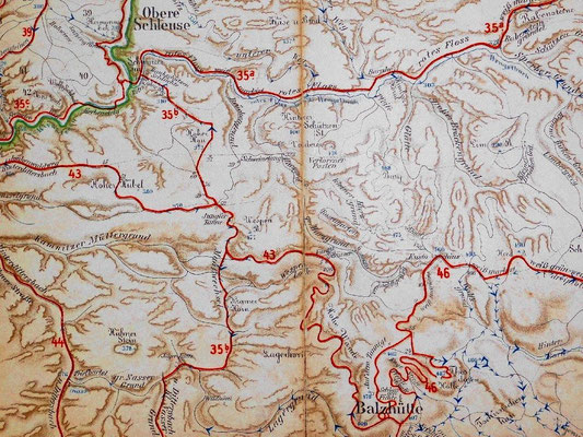 Meinholds Routenführer 1910. Gesamtüberblick der markierten Routen vom Schwarzen Tor bis zur Balzhütte.