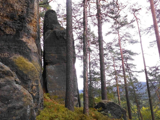 Unterhalb der Käs und Brot - Aussicht