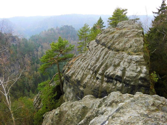 Aussicht zum Klingermassiv