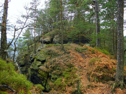 Ehemaliger Abzweig zum Langen Horn