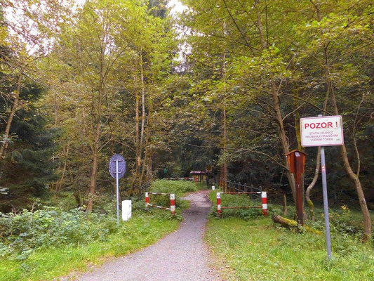Grenzübergang Hinterhermsdorf - Khaatal für Wanderer und Radfahrer