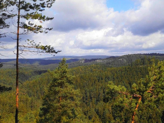 Aussicht vom Rosengartenkopf Richtung Nordwest