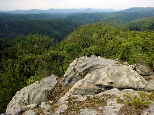 Käs und Brot - Aussicht, Blick Richtung Westen