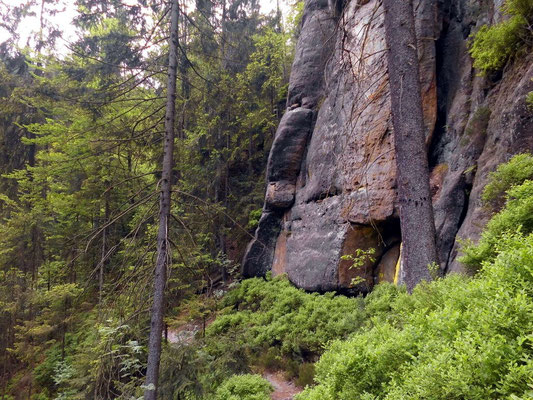 Weg zwischen Hermannseck und Kerbensteig