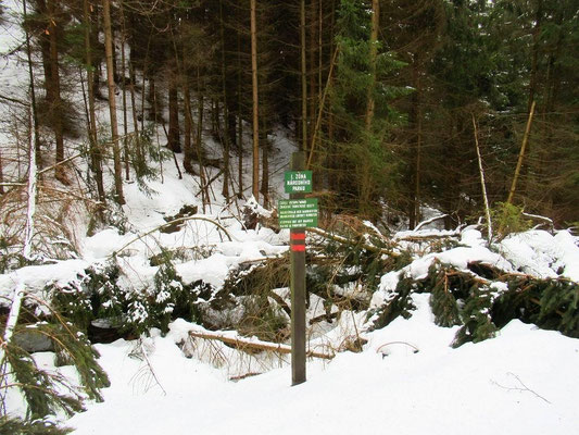 Mündung vom Kleinen Ziegengrund am Langen Leitenweg