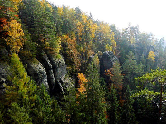 Am Ausstieg der Enge Stiege