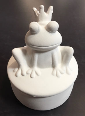 FRDO - Dose Froschkönig, Durchmesser 10 cm, Höhe 13 cm - 24,90 Euro