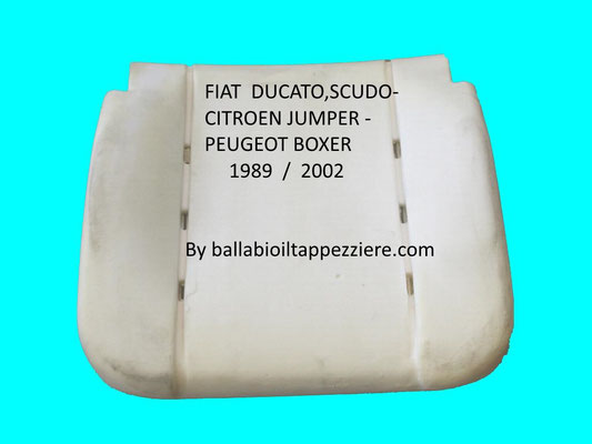 imbottitura sedile fiat ducato-fiat scudo-citroen jamper-peugeot boxer-alfa romeo By ballabioiltappezziere.com