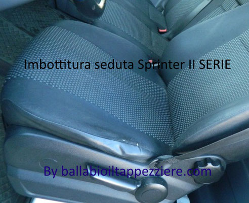 Imbottitura seduta Mercedes SPRINTER  By ballabioiltappezziere.com