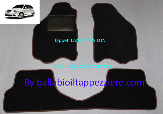 Tappeti per auto  LANCIA YPSILON By ballabioiltappezziere.com