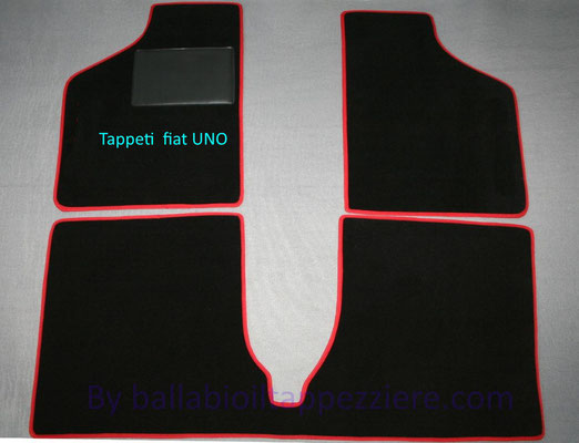 Tappeti Fiat UNO -UNO TURBO-ANTISKID . By ballabioilappezziere.com