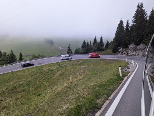 ... über den Arlbergpass in Österreich.