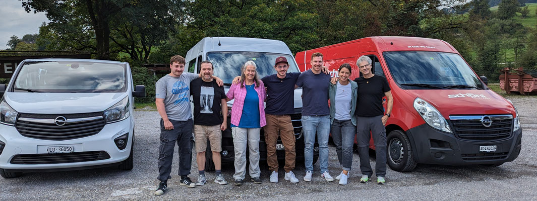Startbild der kompletten Crew 