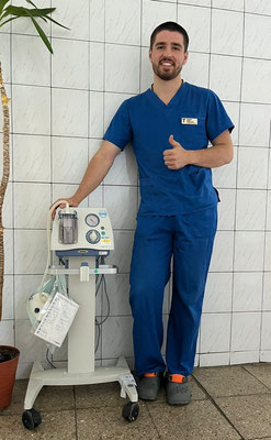 We are grateful for your help. The patients being treated here are in critical condition with multiple injuries. Not all of them are socially secure or wealthy, but they require long-term treatment. Thank you, our friends from Switzerland!