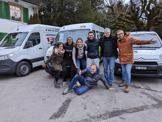 Die Crew ist komplett. Mit dabei sind diesmal: Corina, Severin, Antonia, Jonas, Benno, Lucas und Roland.