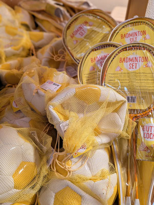 Vielen Dank an alle Sammlerinnen und Sammler, die zum grossartigen Sammelrekord von über 460 Fussbällen und Badminton-Sets beigetragen haben! Die Kinder in der Ukraine werden sich freuen!