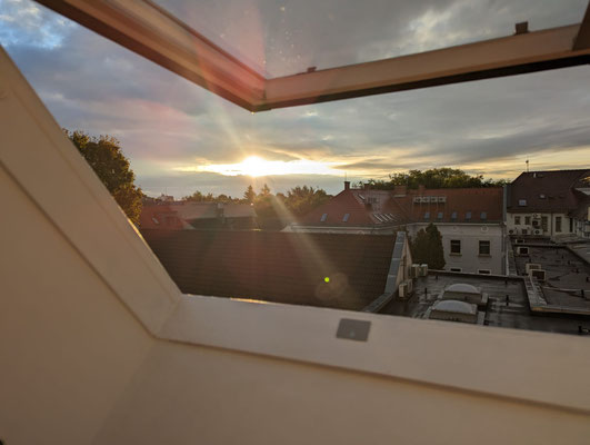 Schönes Erwachen am Samstagmorgen in Kecskemét