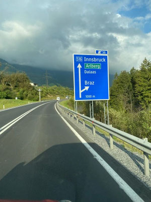 Doe Route führt wie bereits beim letzten Mal ...