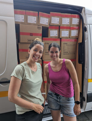 Doe Schwestern Antonia und Leonie sind ein eingespieltes Team.