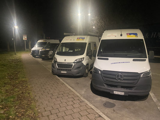 Kurze Pause, mitten in der Nacht