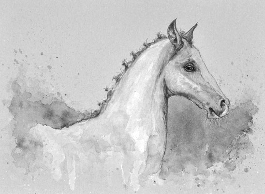 Pferd Tierportrait malen lassen