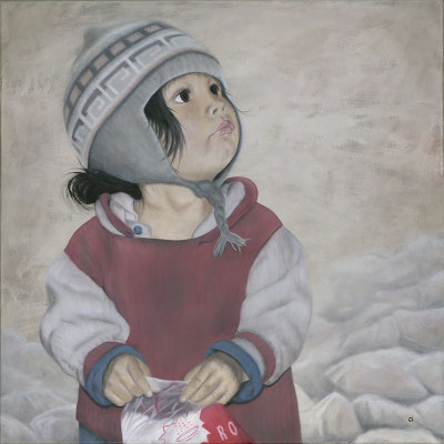 Urpi im Salz (70x70)