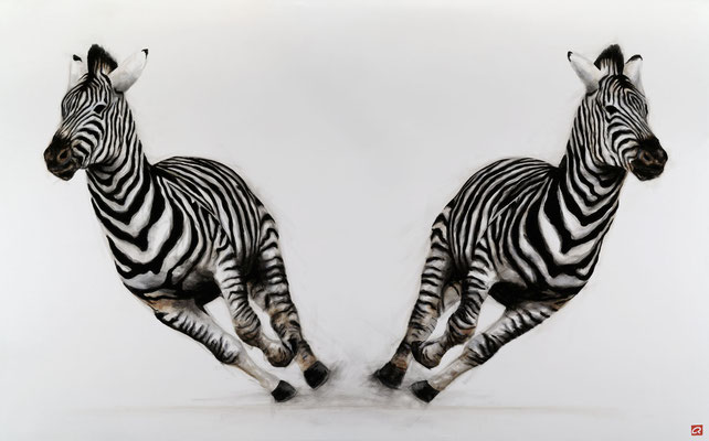 Lauf! Egal wohin. Ist eh immer die falsche Richtung (100x160)