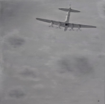 Flugzeug mit Atombombe