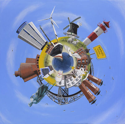 Planet Schleswig Holstein (120x120 / Auftrag)