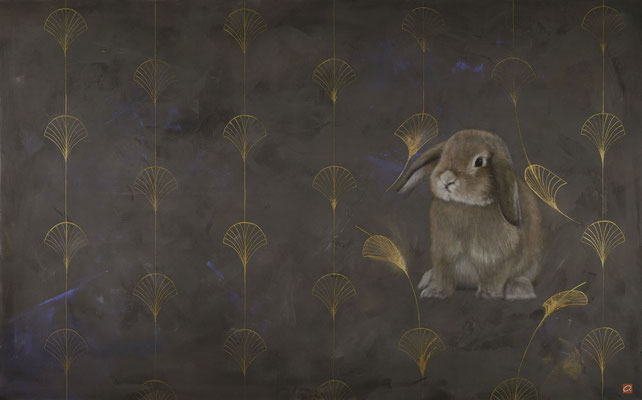 Hase auf der Flucht