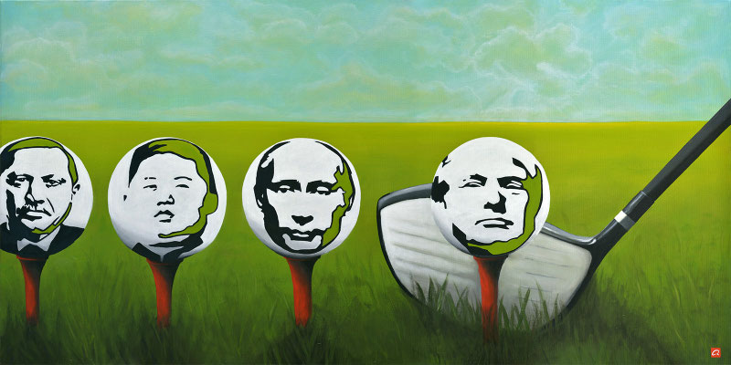 Präsidenten Golfbälle