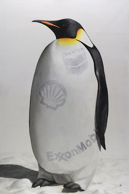 Pinguin und Ölfirmen