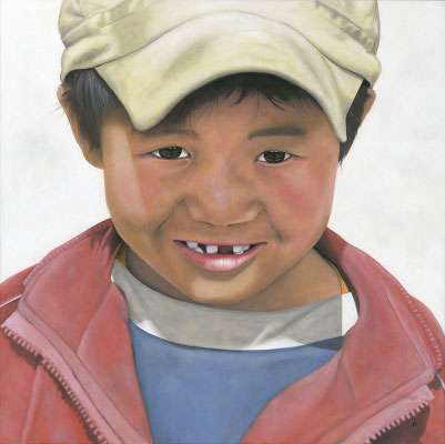 Kleiner netter Mann im großen bösen Land II (80x80)