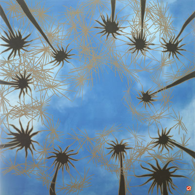 Blue Sky over Hell (100x100)