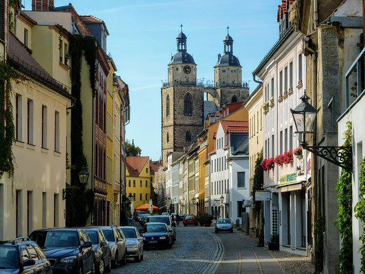 No centro histórico de Wittenberg, berço da reforma protestante