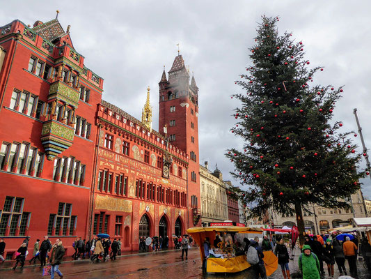 Prefeitura de Basileia na época de Natal