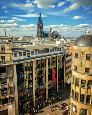 Centro de Colônia com a catedral 