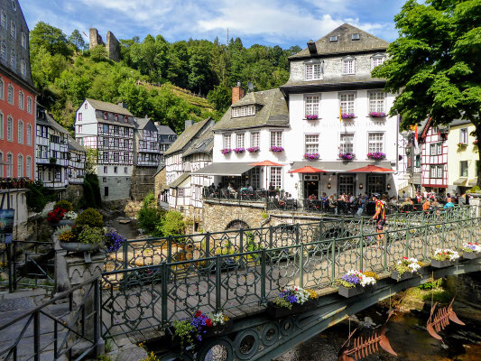 In the historic centre of Monschau