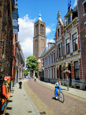 Rua no centro histórico de Venlo