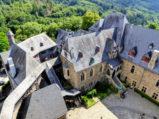 Vista desde a torre do Castelo Schloss Burg