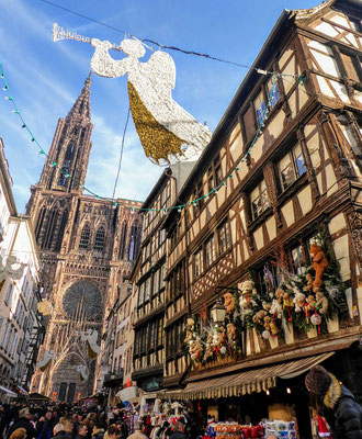 Estrasburgo (Strasbourg) durante o tempo de Natal