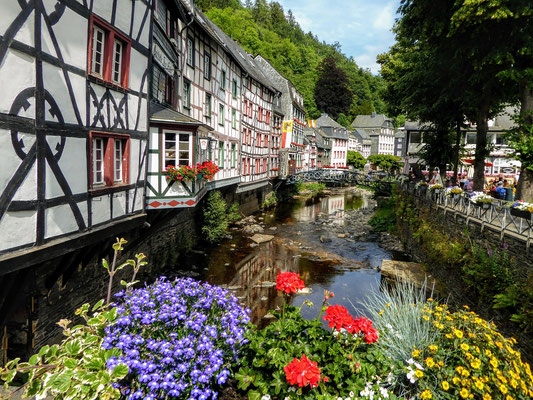 In the historic centre of Monschau