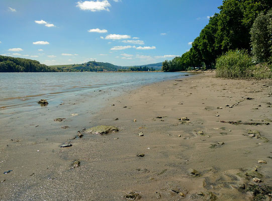 Playa fluvial cerca de Geisenheim