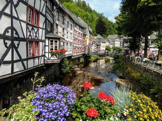 No centro histórico de Monschau