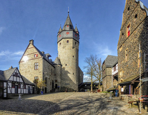 Courtyard of Altena Castle