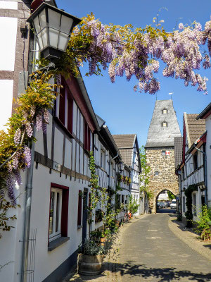 In the historic centre of Erpel