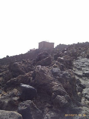 Seilbahn-Haus am Teide