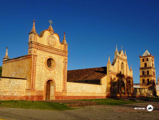Die Jesuitenkirche in San José wurde in die Ruinen einer spanischen Kirche errichtet