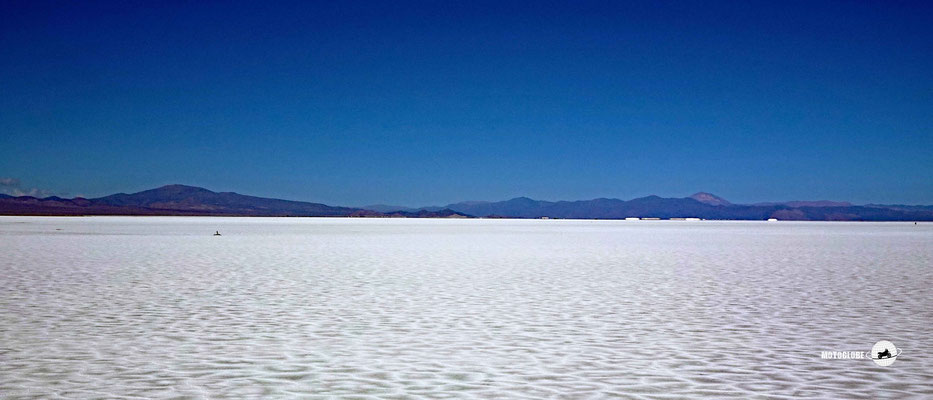 Der Salina Grande, grösster Salzsee in Argentinien